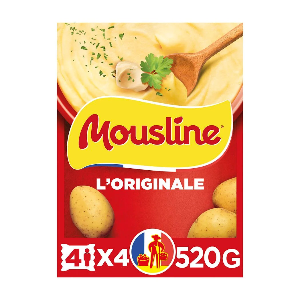 MOUSLINE Purée nature 4x130g