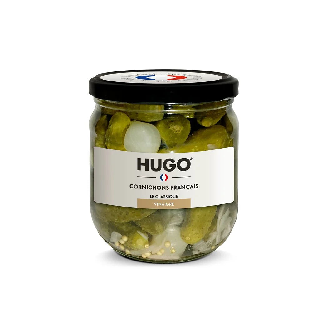 HUGO Cornichon français au vinaigre et à l'échalote 210g