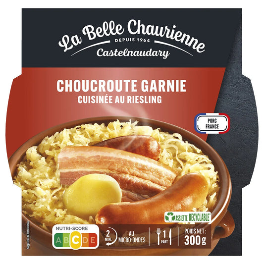 LA BELLE CHAURIENNE Choucroute garnie cuisinée au Riesling 300g