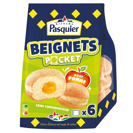 PASQUIER Beignets goût pomme 6x75g*
