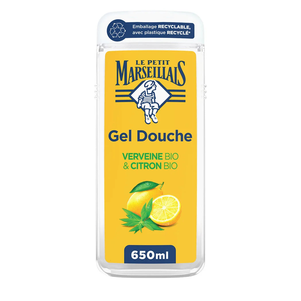 LE PETIT MARSEILLAIS Gel douche extra doux verveine citron 650ml