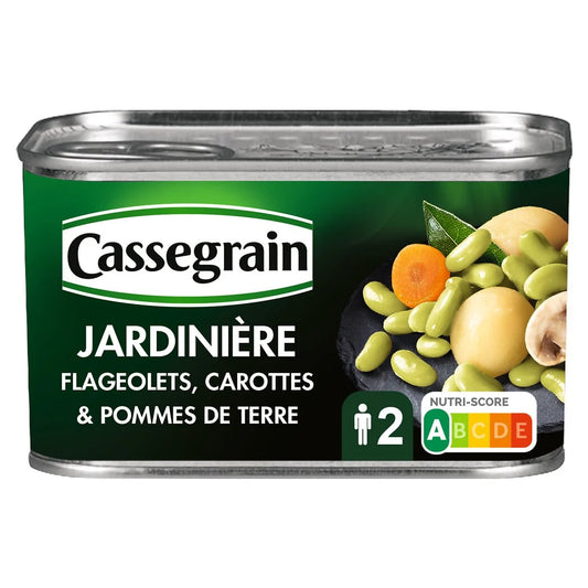 CASSEGRAIN Jardinière flageolets carottes pommes de terre 265g