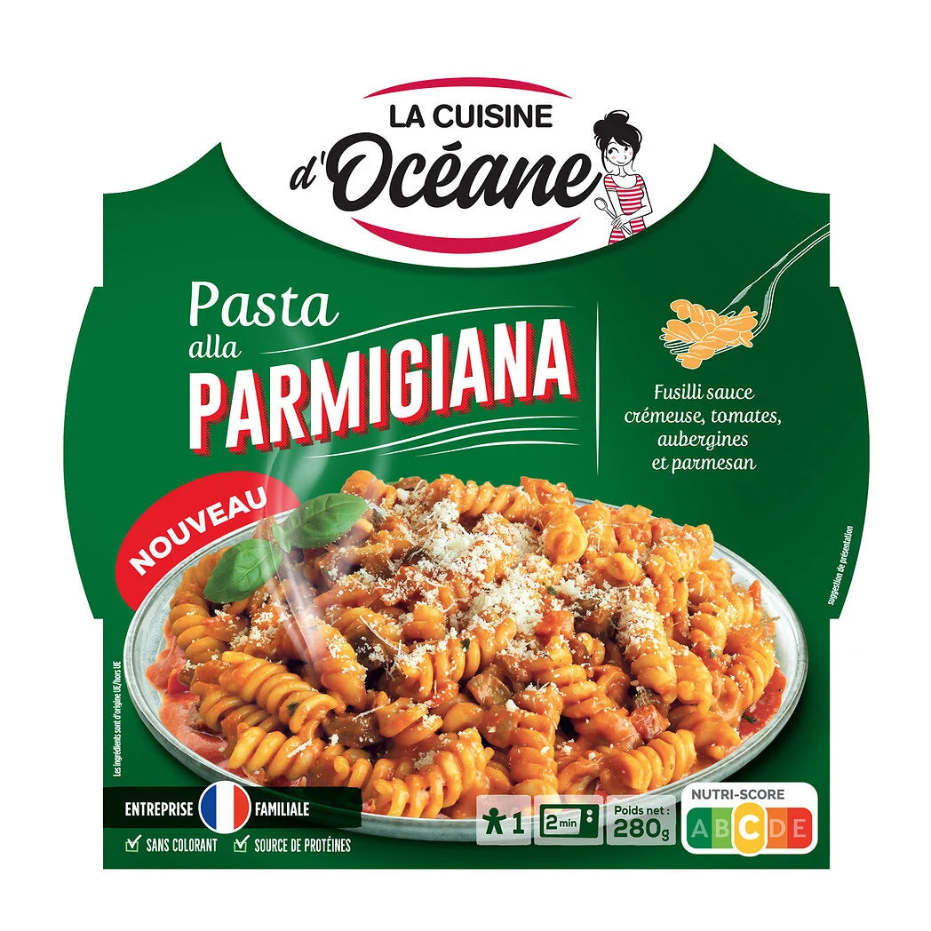 LA CUISINE D'OCEANE Pasta alla Parmigiana - Fusilli sauce crémeuse 300g
