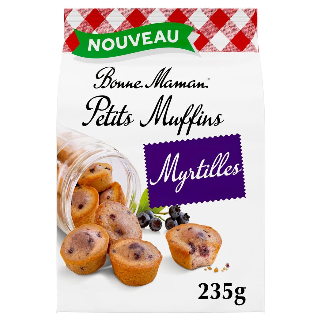 BONNE MAMAN Muffin aux myrtilles x16 - 235g