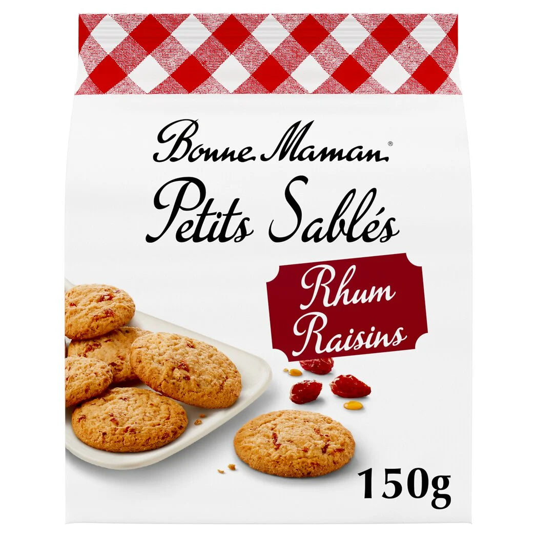 BONNE MAMAN Sablé rhum raisin 150g