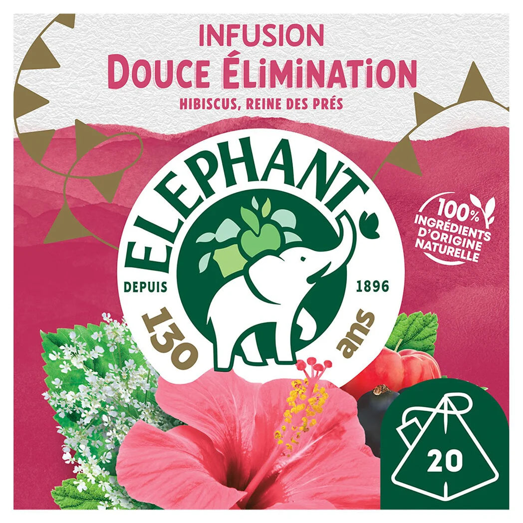 ELEPHANT Gentle Detox - Infusion hibiscus , meadowsweet, blackcurrant & acerola x20