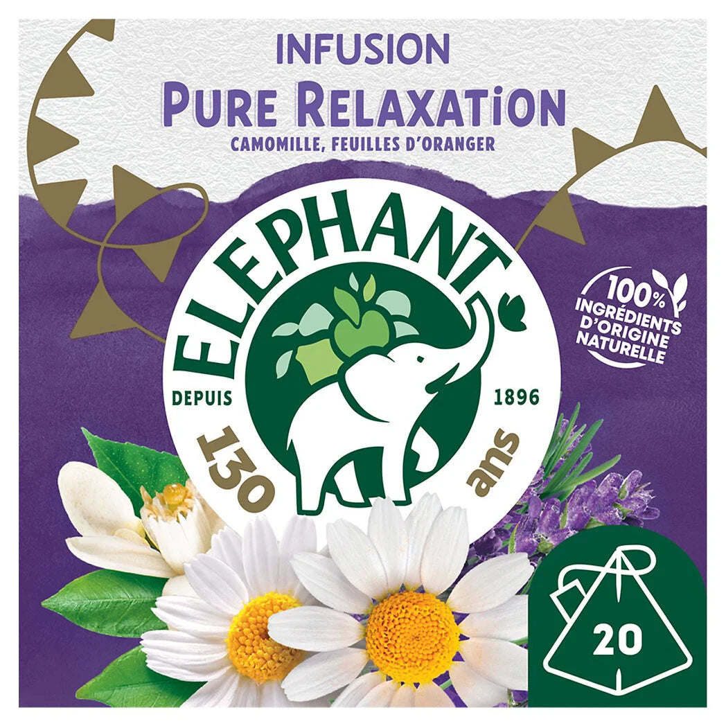 ELEPHANT Pure Relaxation - Chamomile, Orange Leaf & Lavender Infusion x20