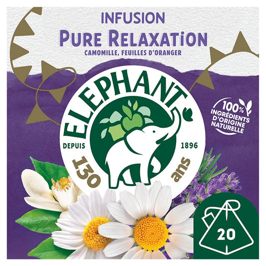 ELEPHANT Pure Relaxation - Chamomile, Orange Leaf & Lavender Infusion x20