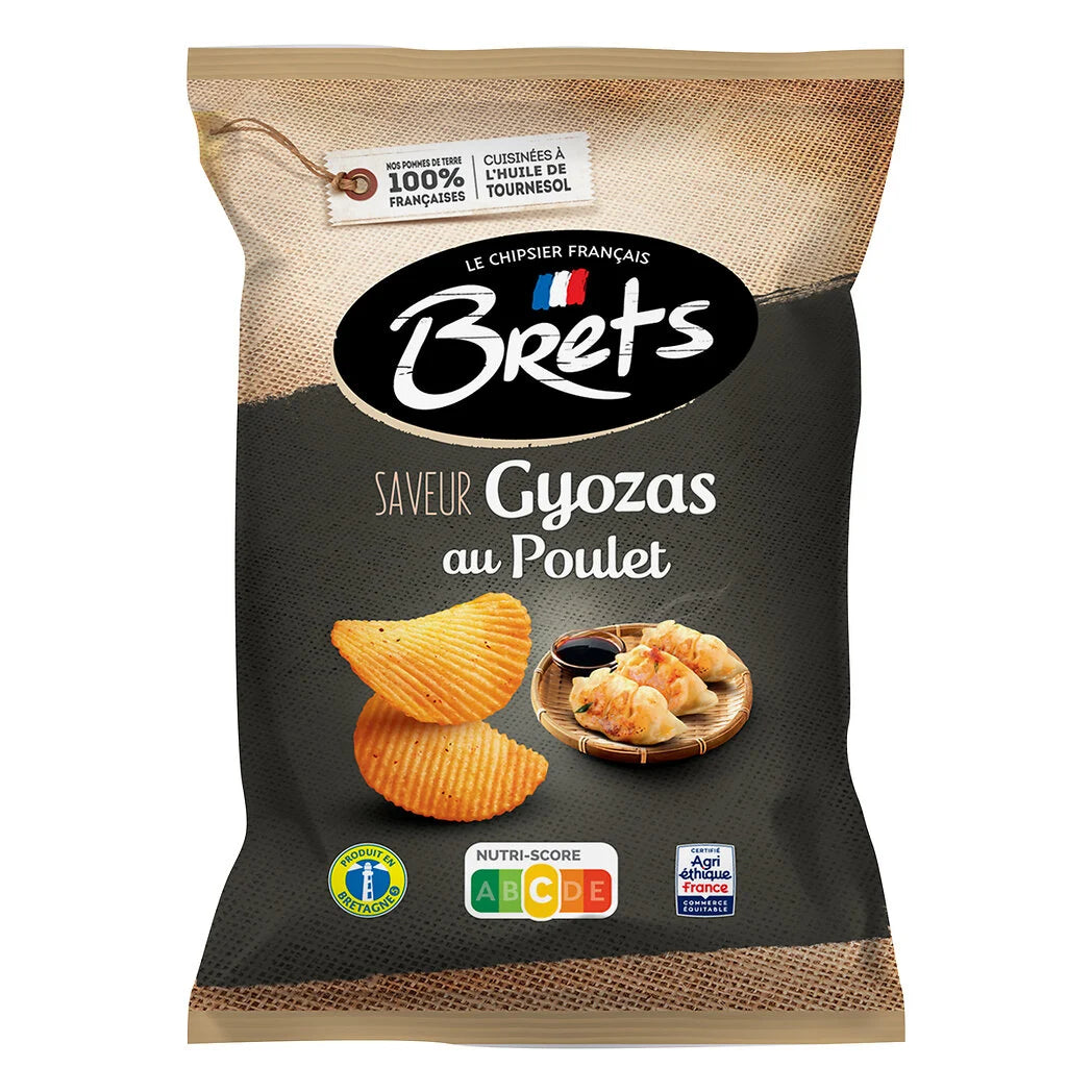 BRETS Chips de pommes de terre saveur gyozas poulet 125g