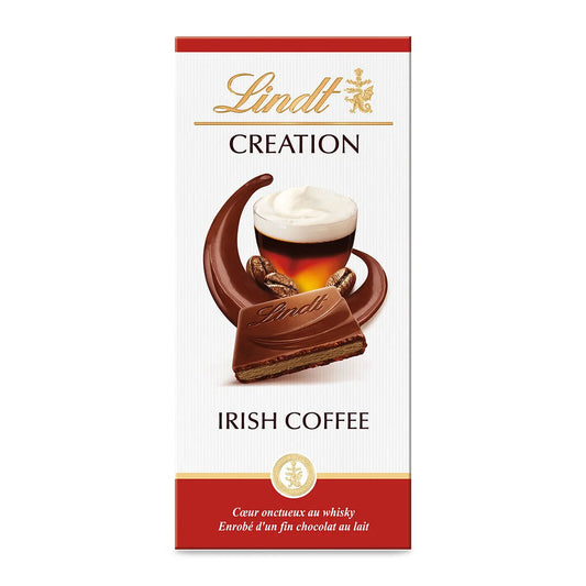 LINDT Création - Chocolat au lait Irish Coffee au Whisky 150g