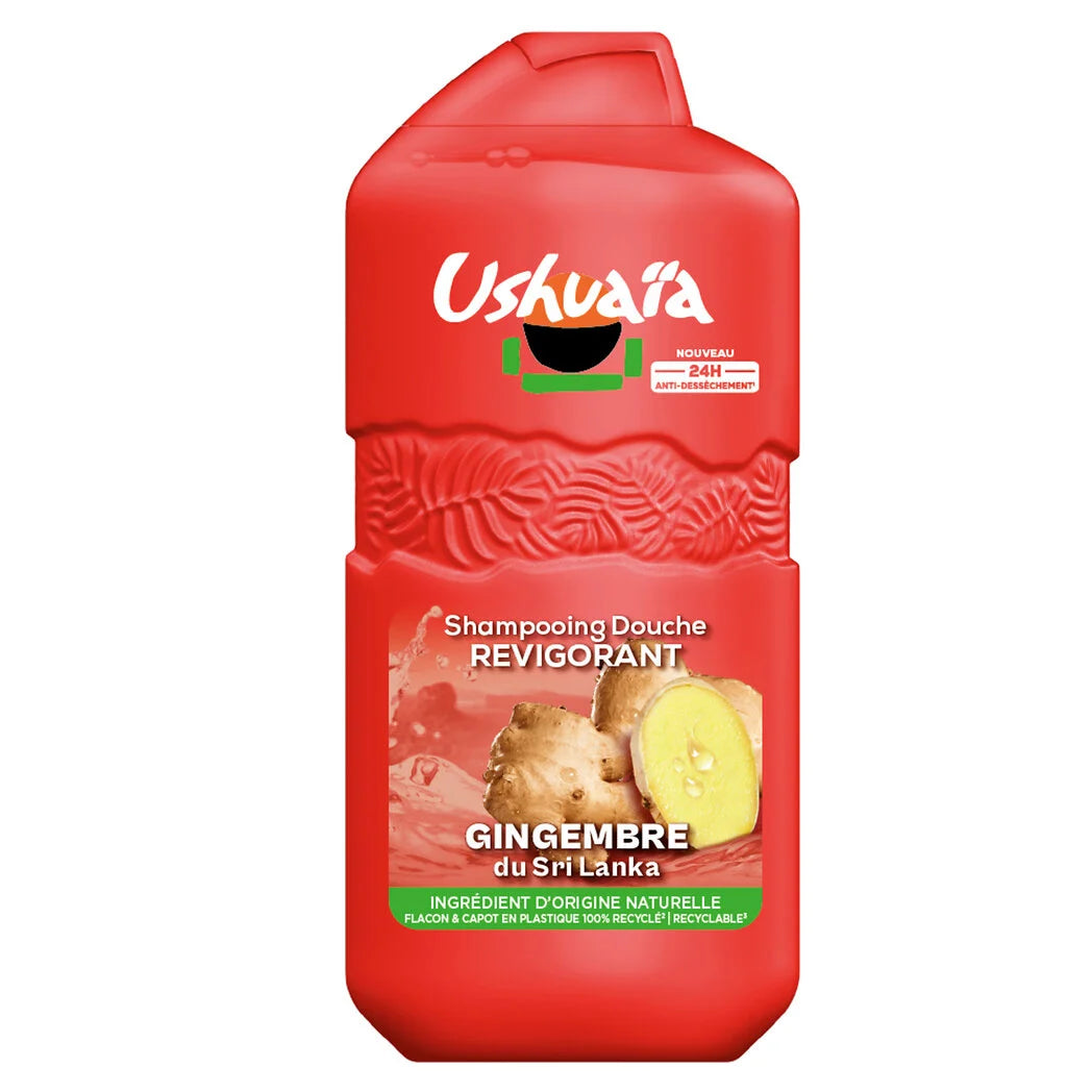 USHUAIA Shampooing douche revigorant gingembre 280ml