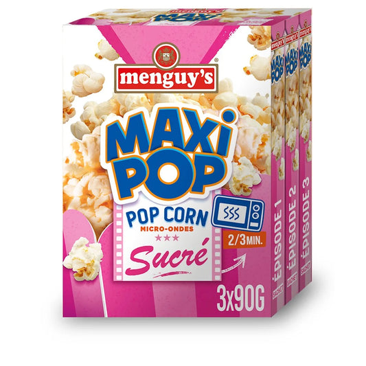 MENGUY'S Pop corn sucrés micro-ondes 3x90g