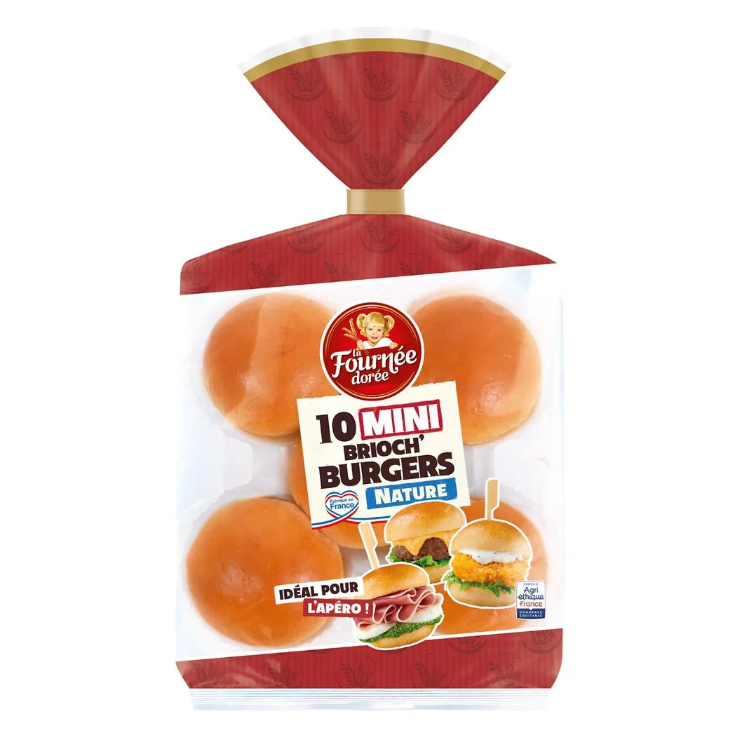 LA FOURNEE DOREE Mini Brioch' Burger 200g