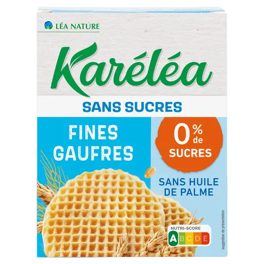 KARELEA 0% Sugar Fine Wafers 140g