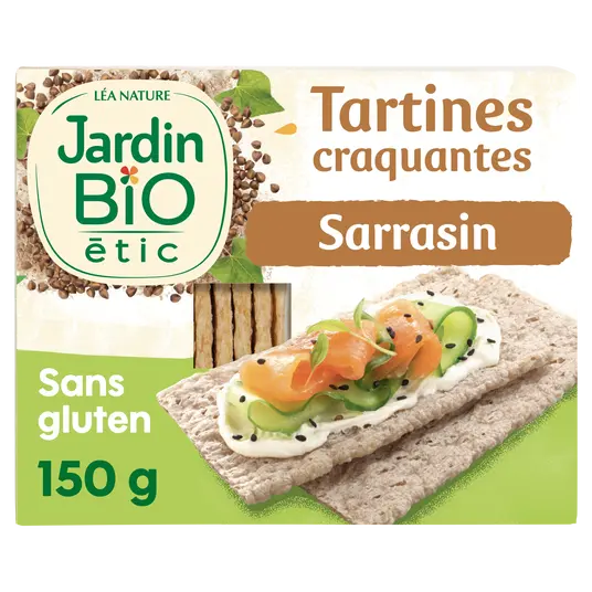 JARDIN BIO Organic Buckwheat Crispbread 150g