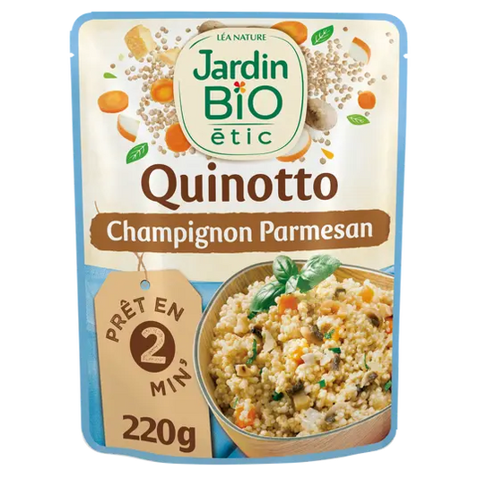 JARDIN BIO Organic Mushroom & Parmesan Quinotto 220g