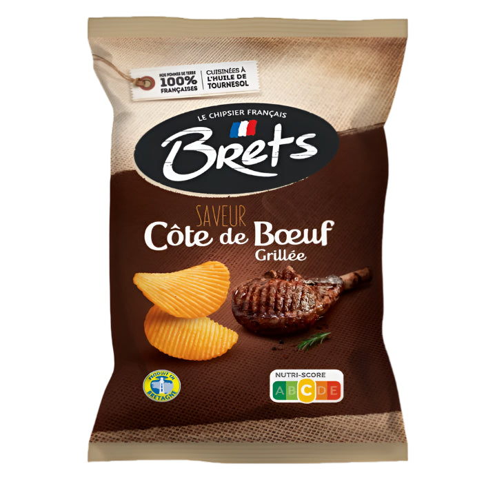 BRETS Chips saveur côte de bœuf grillée 125g