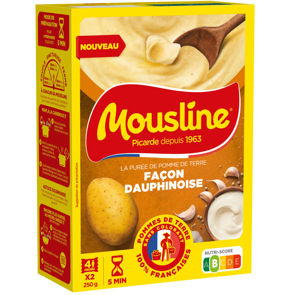 MOUSLINE Purée façon dauphinoise 250g