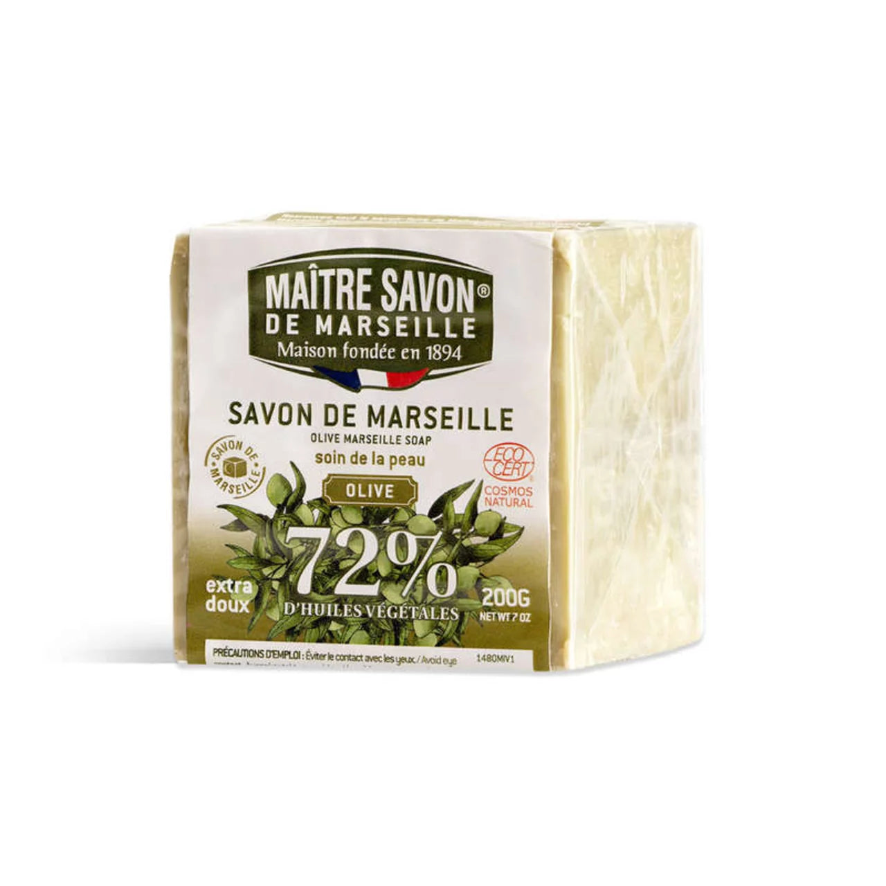 MAÎTRE SAVON DE MARSEILLE Savon de Marseille with Olive Oil 200g