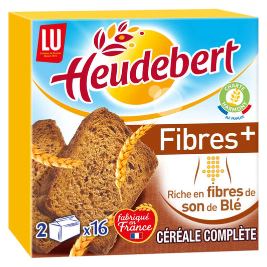 HEUDEBERT Fibres+ Toasts 2 packs – 280g