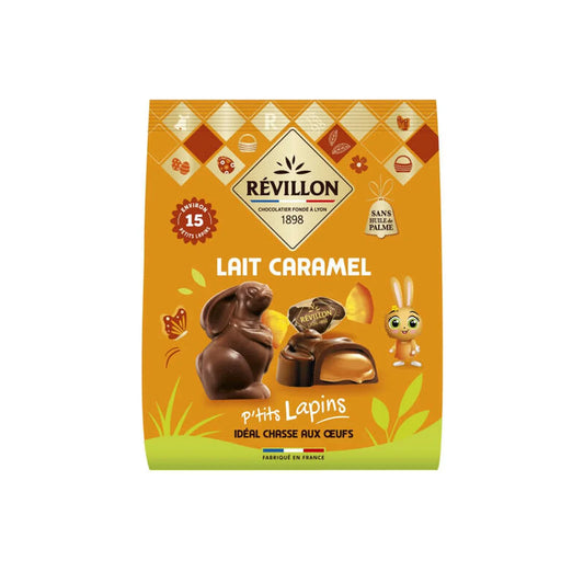 RÉVILLON P'tits Lapins Chocolat Lait Caramel 120g