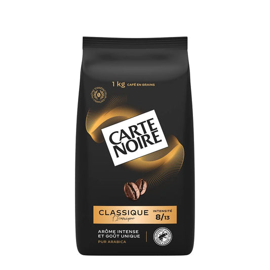 CARTE NOIRE Café en grains Classique 100% arabica 1kg