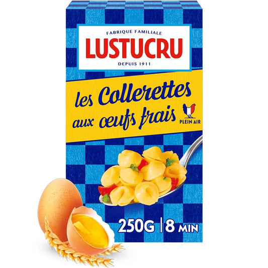 LUSTUCRU Pâtes collerettes aux œufs frais 250g