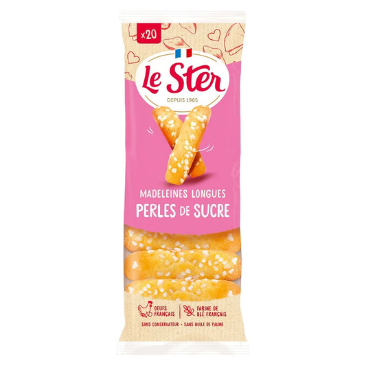 LE STER Madeleines longues pépites de sucre 250g