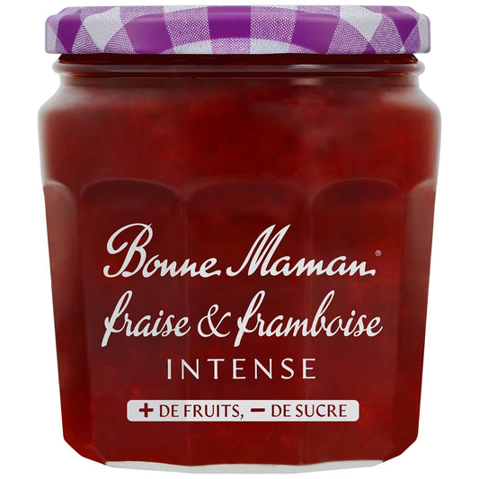 BONNE MAMAN Confiture fraise et framboise intenses 335g