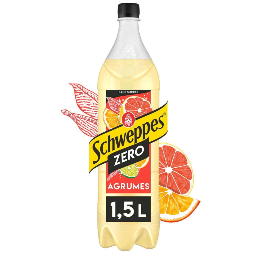 SCHWEPPES Erfrischungsgetränk mit Zitrusgeschmack Zero 1.5l