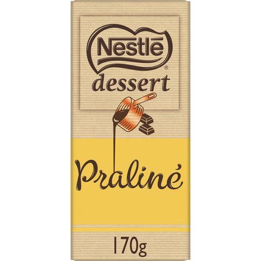 NESTLÉ Tabette de chocolat au lait praliné 170g