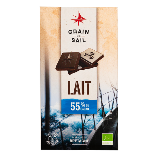 GRAIN DE SAIL 55% Intense Milk Chocolate 100g