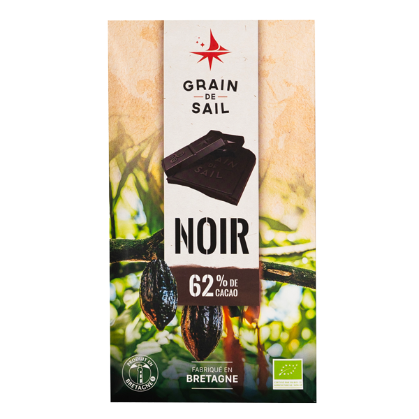 GRAIN DE SAIL 62% Dunkle Schokolade 100g