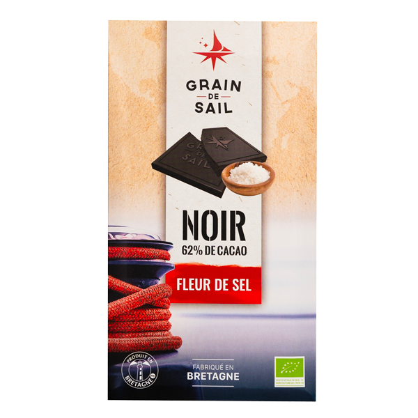 GRAIN DE SAIL Dunkle Schokolade mit Meersalz 100g