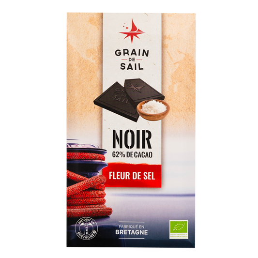 GRAIN DE SAIL Dark Chocolate with Sea Salt 100g