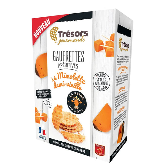 TRESORS GOURMANDS Savory Waffle Appetizers Mimolette