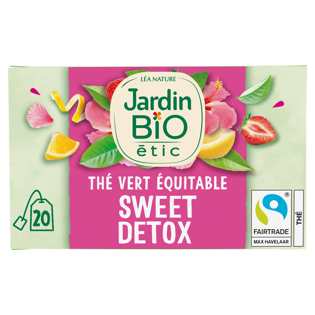JARDIN BIO Organic Green Tea Detox (20 Tea Bags)