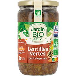 JARDIN BIO Organic Cooked Green Lentils with Vegetables 660g