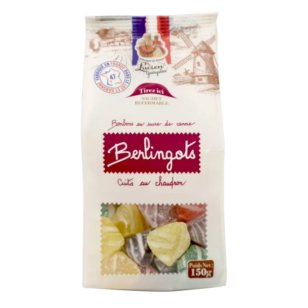 LUCIEN GEORGELIN Bonbons berlingots fond plat 150g