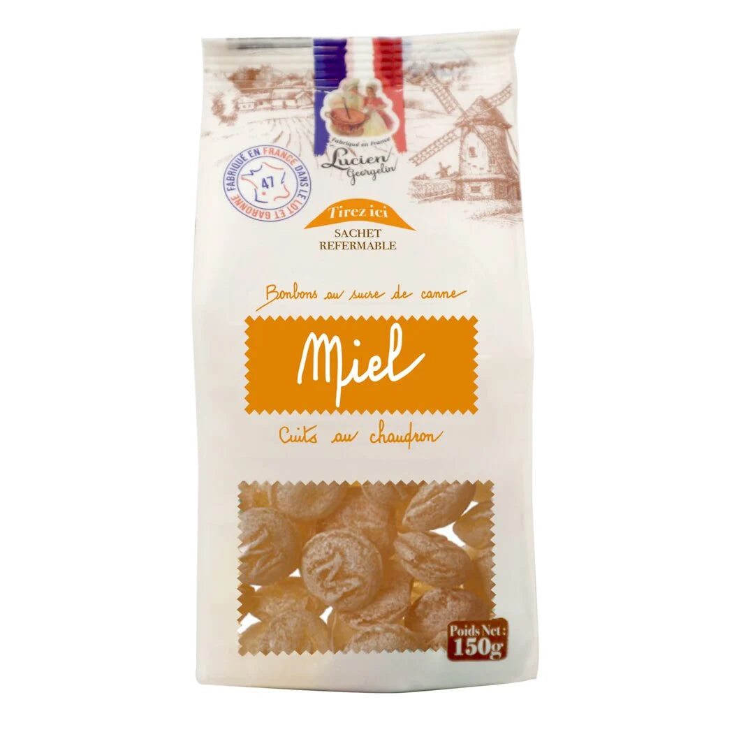 LUCIEN GEORGELIN bonbons arôme miel 150g