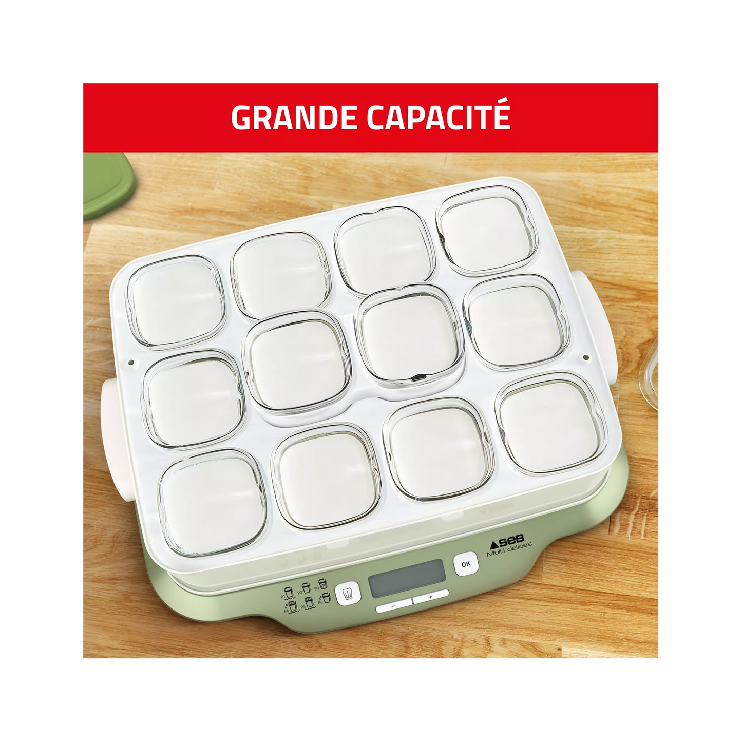 SEB Yogurt and Cheese Maker YG661310 MultiDelices Express & Plant-Based