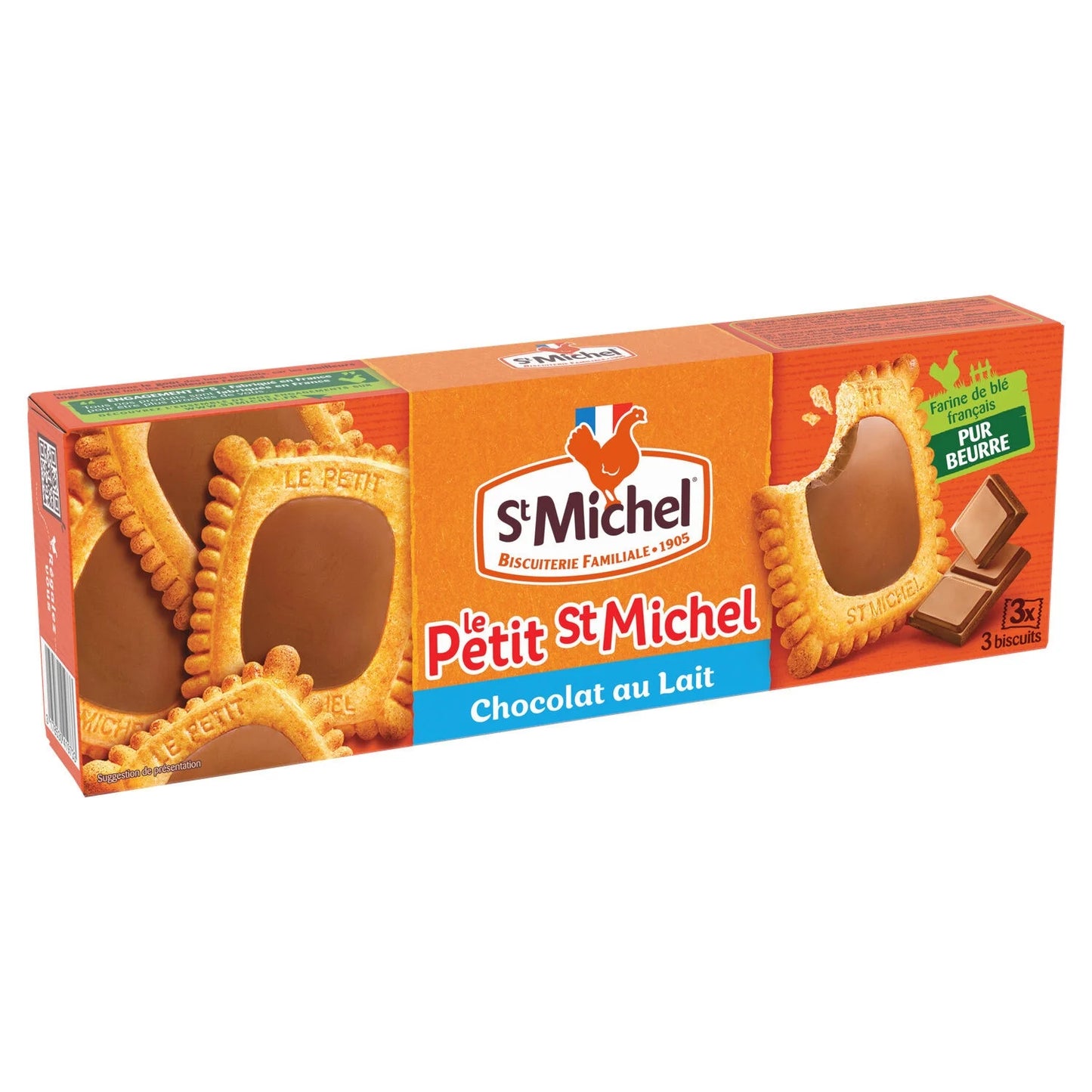 St. Michel Biscuit Le Cœur Choco au Lait 132g