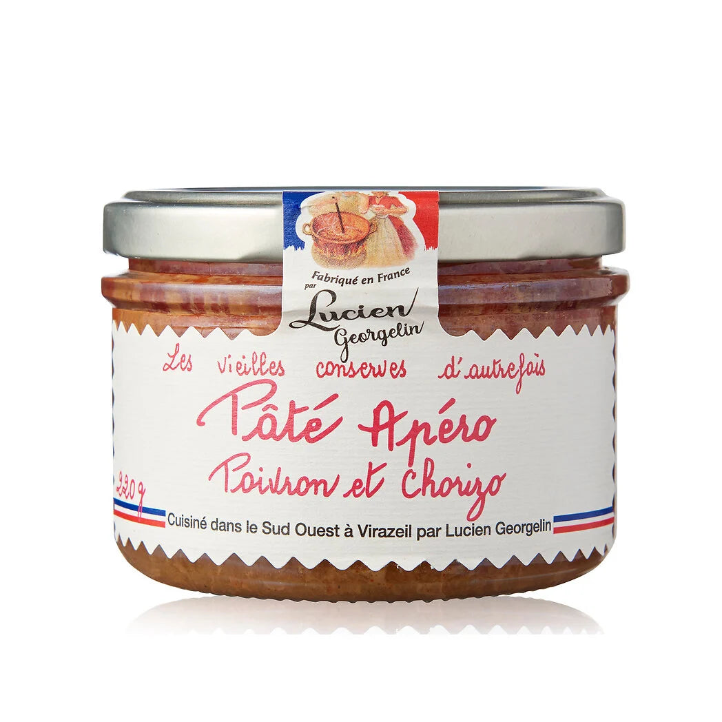 LUCIEN GEORGELIN Pâté Apéro poivron et chorizo 220g