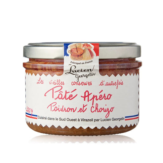 LUCIEN GEORGELIN Pâté Apéro poivron et chorizo 220g