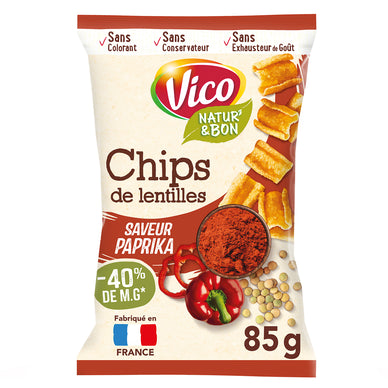 VICO Lentil Chips with Paprika 85g