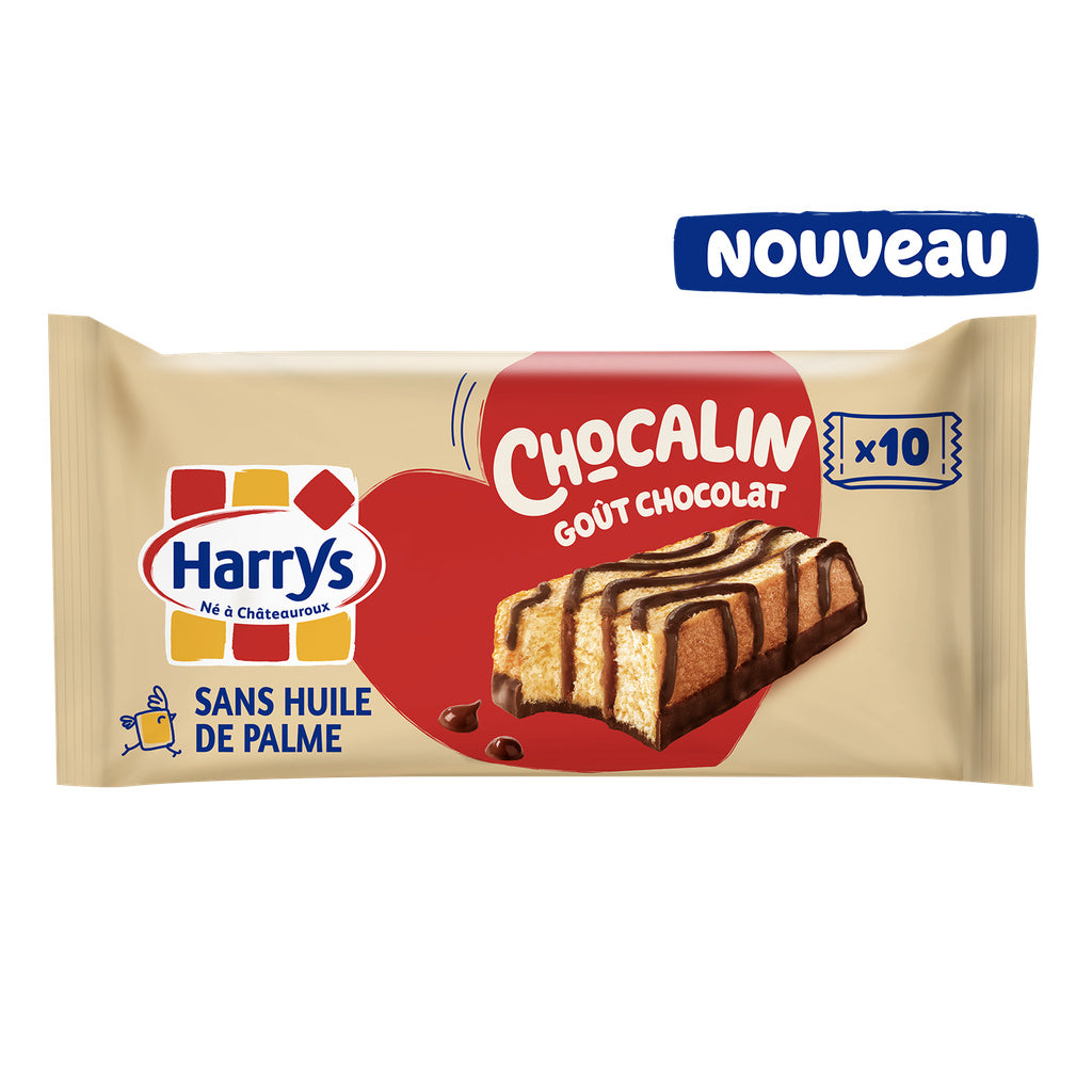 HARRYS Gâteaux au chocolat - Chocalin x10 - 350g