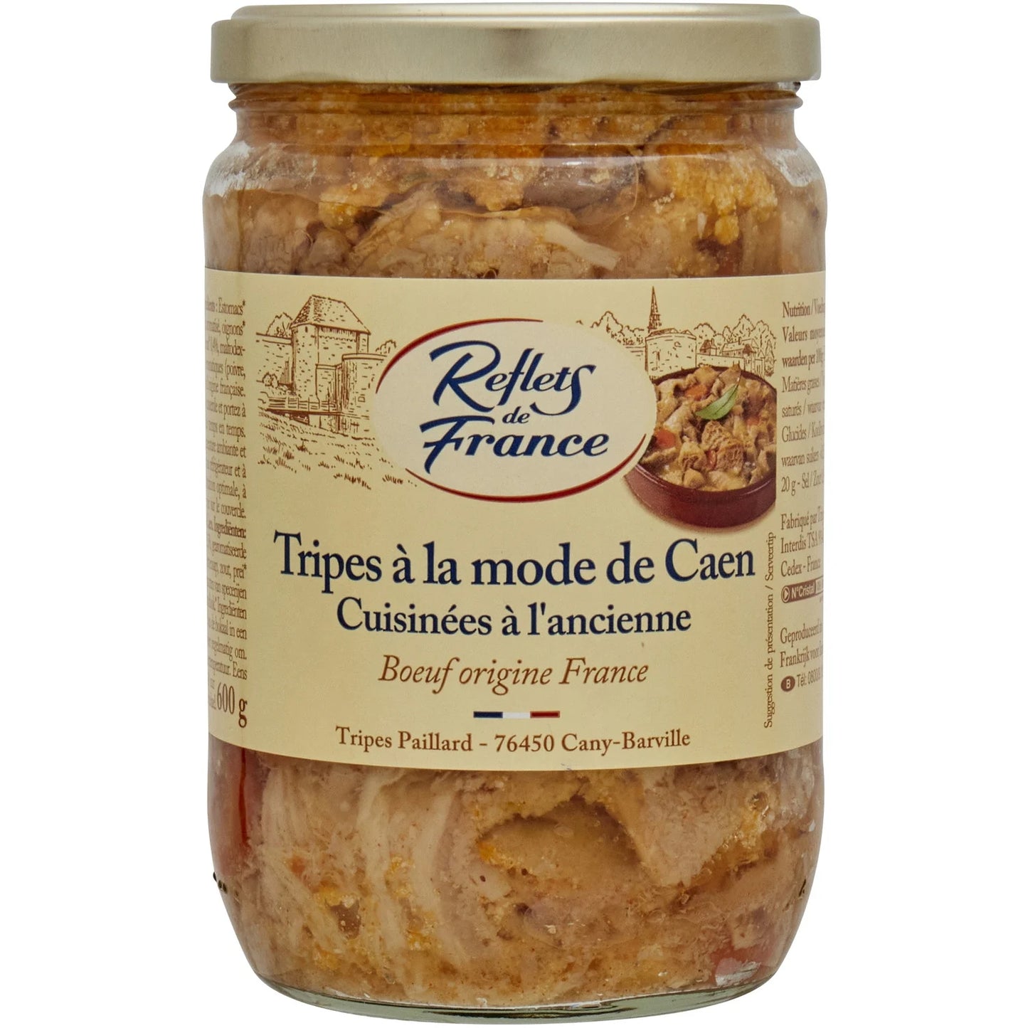 REFLETS DE FRANCE Tripes à l'ancienne à la mode de Caen 600g