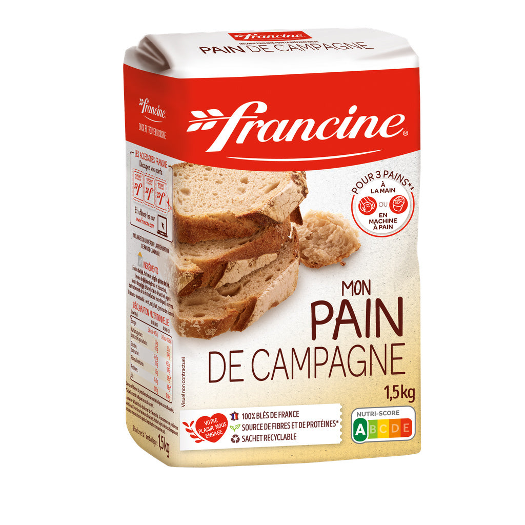 FRANCINE Mon pain de campagne 1.5kg