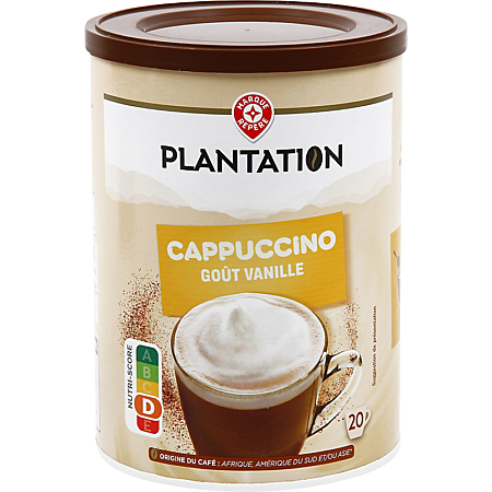 MARQUE REPÈRE Cappucino Saveur Vanille 310 g