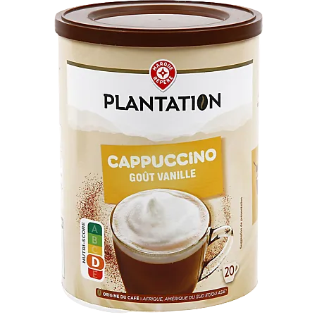 MARQUE REPÈRE Cappucino Saveur Vanille 310 g